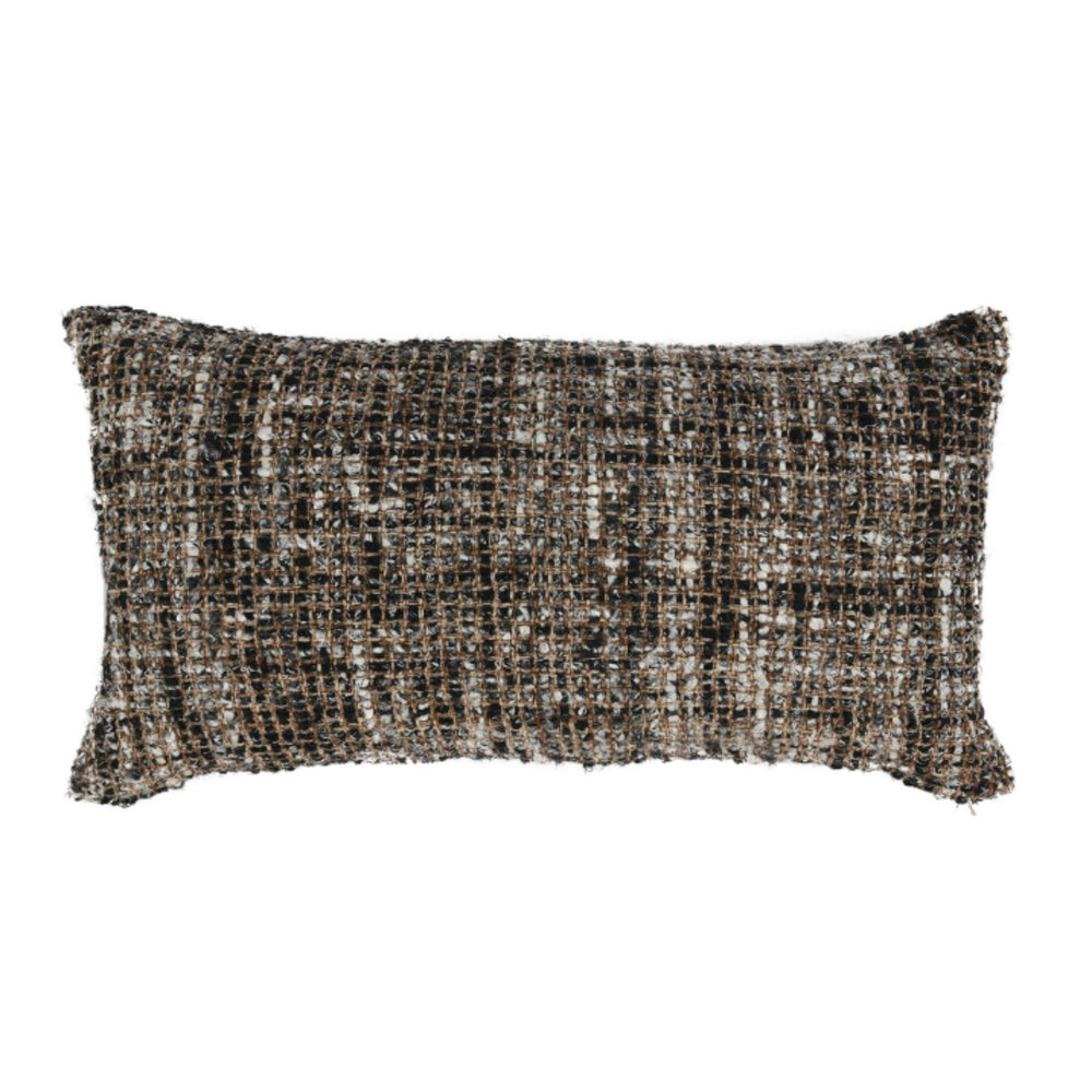 Porter Black/Ivory Lumbar Pillows, Set of Two - #shop_name Pillows