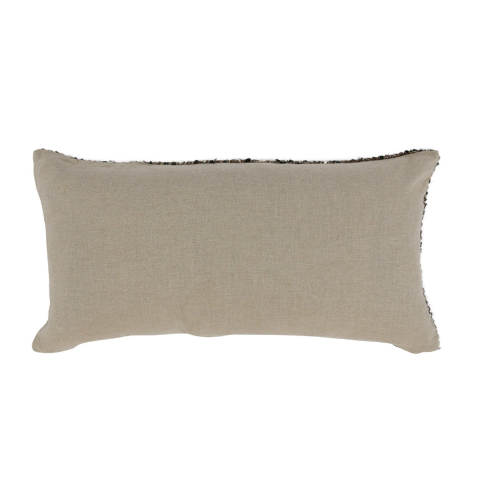 Porter Black/Ivory Lumbar Pillows, Set of Two - #shop_name Pillows