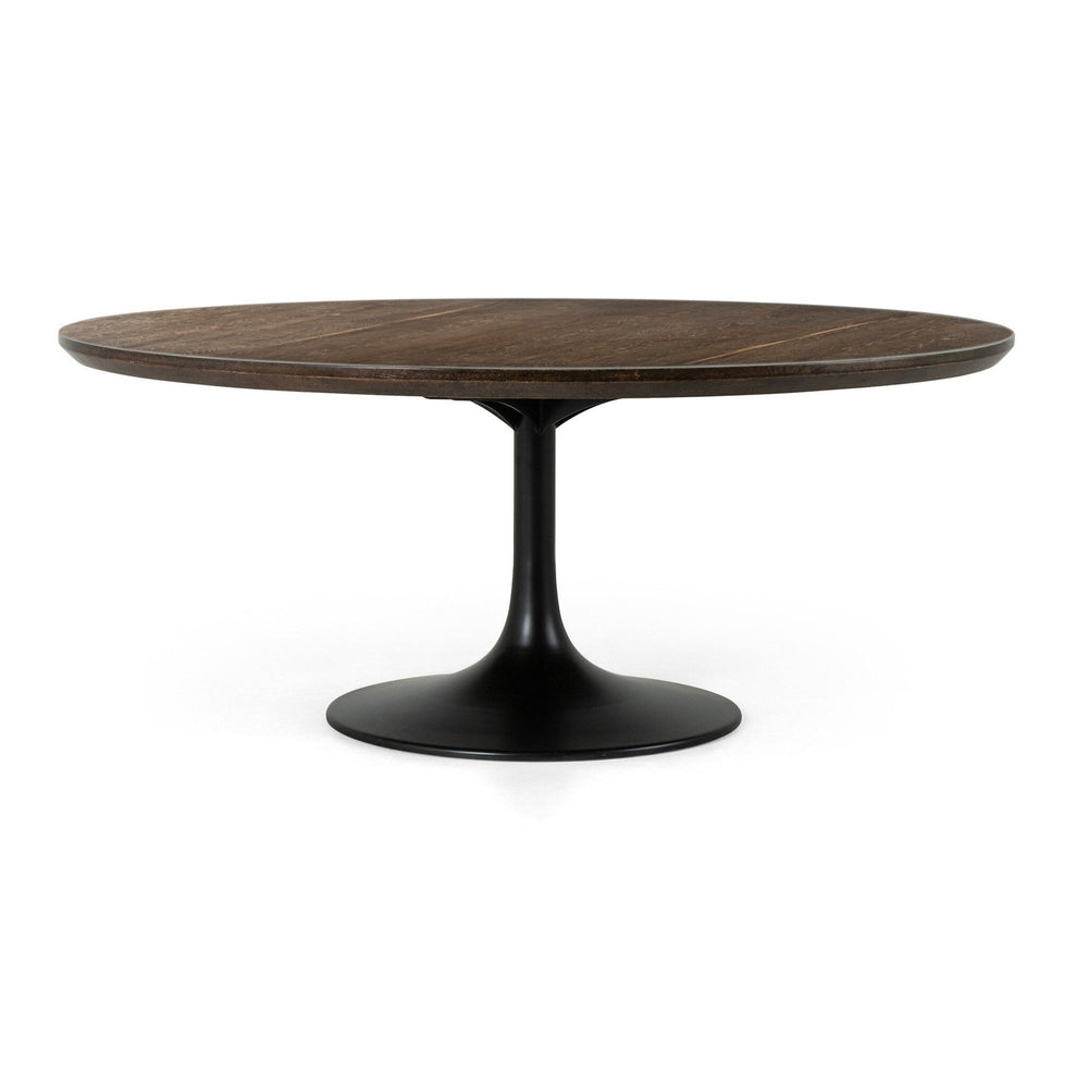 Powell Dining Table - English Brown Oak Veneer - #shop_name Dining & Kitchen Tables