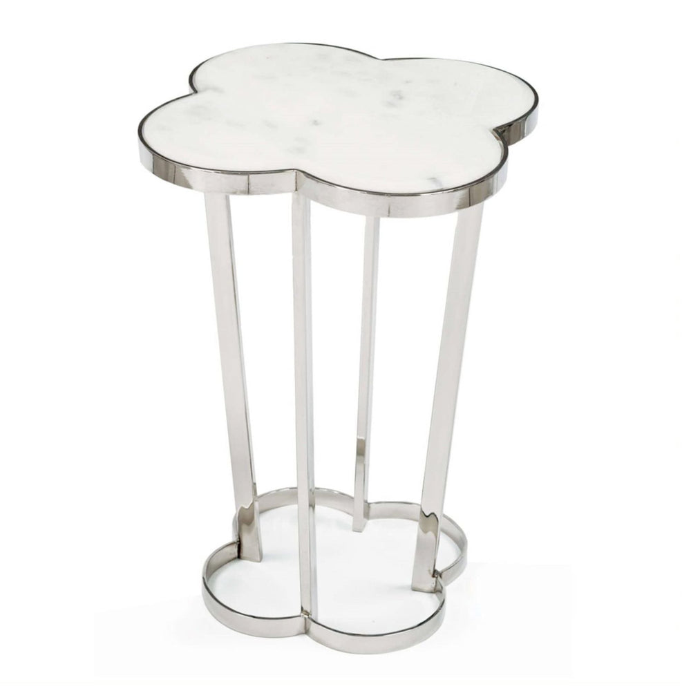
                      
                        Regina Andrew Clover Table, Polished Nickel - #shop_name Accent Table
                      
                    