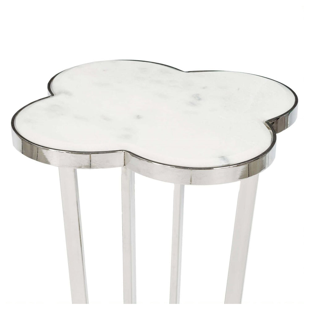 
                      
                        Regina Andrew Clover Table, Polished Nickel - #shop_name Accent Table
                      
                    