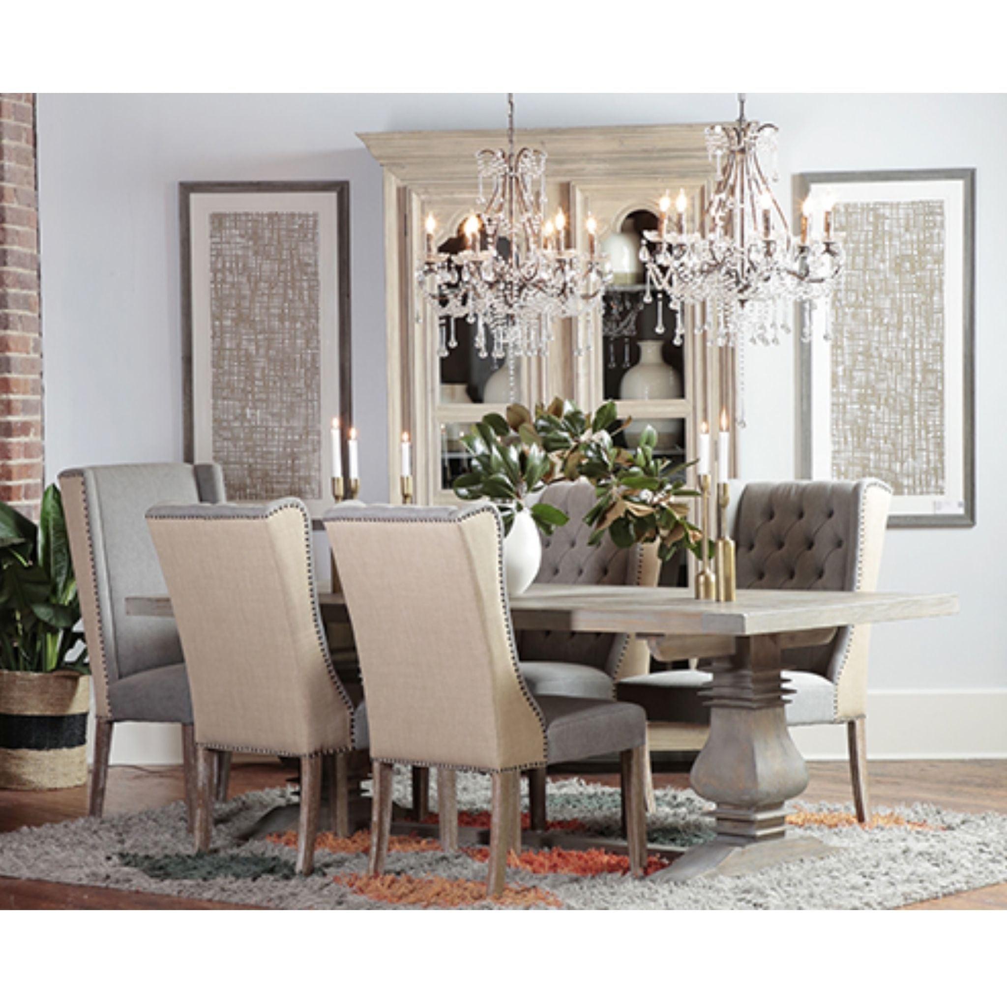 Reilly Dining Chair with Performance Fabric - Thumbnail 3