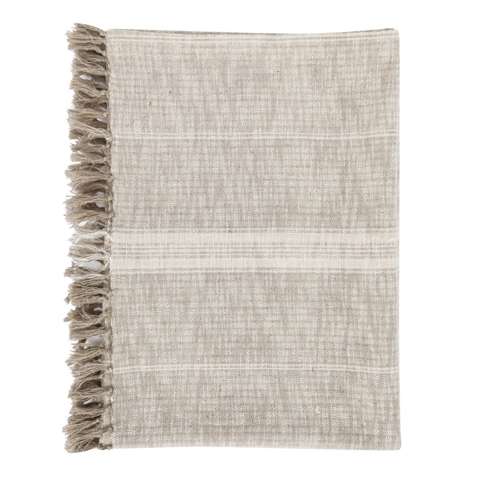 Ria Natural/Ivory Throw 50x70 - #shop_name Throw