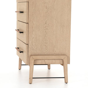 
                
                    Load image into Gallery viewer, Rosedale 6 Drawer Tall Dresser - Yucca Oak Veneer - #shop_name Dressers &amp;amp; Chests
                
            