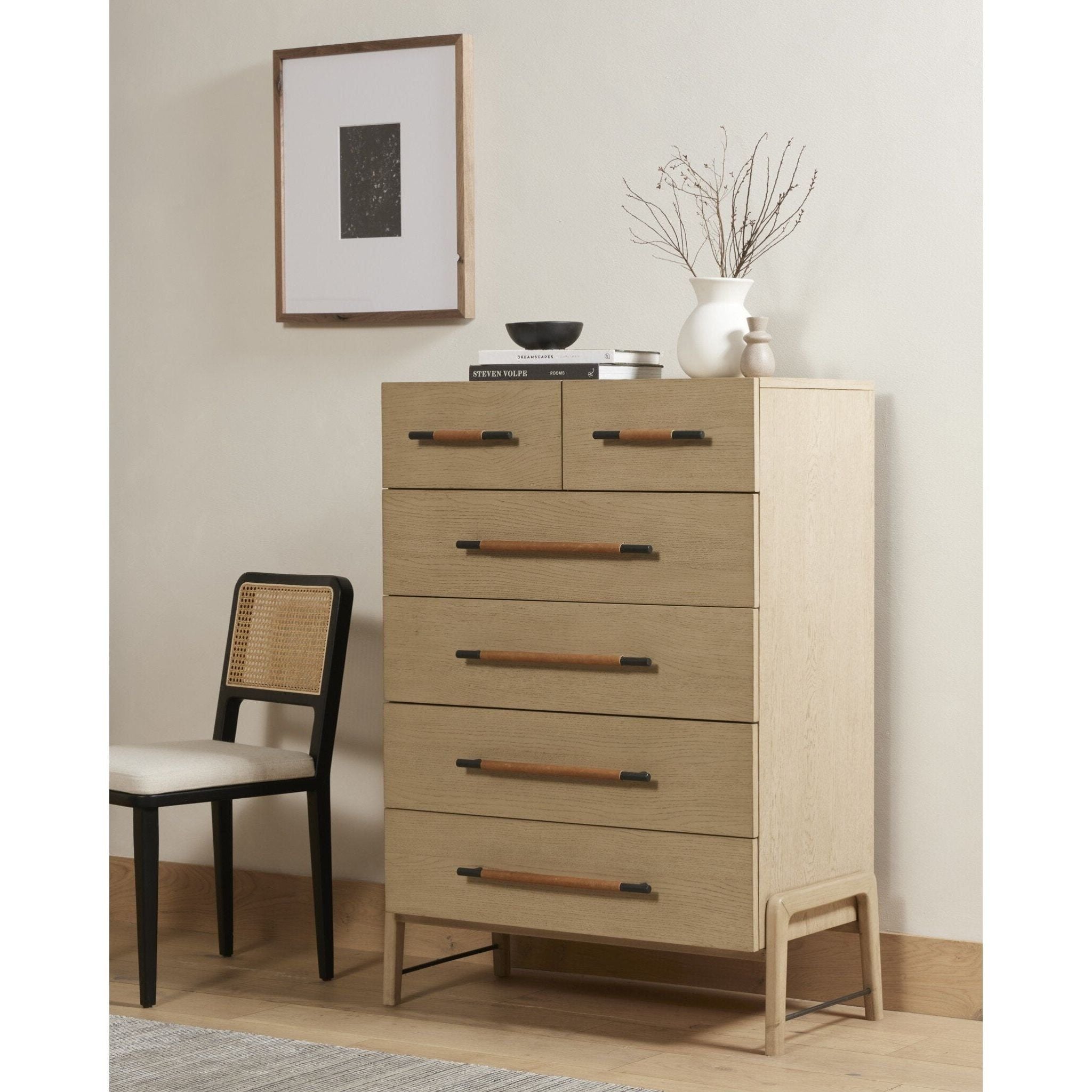 Rosedale 6 Drawer Tall Dresser - Thumbnail 2