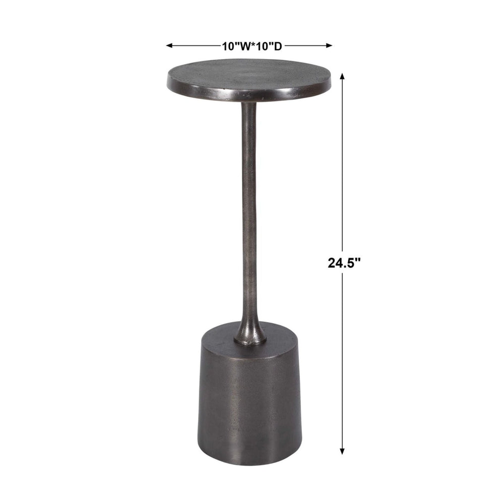 
                      
                        Sanaga Drink Table, Nickel - #shop_name Accent Table
                      
                    