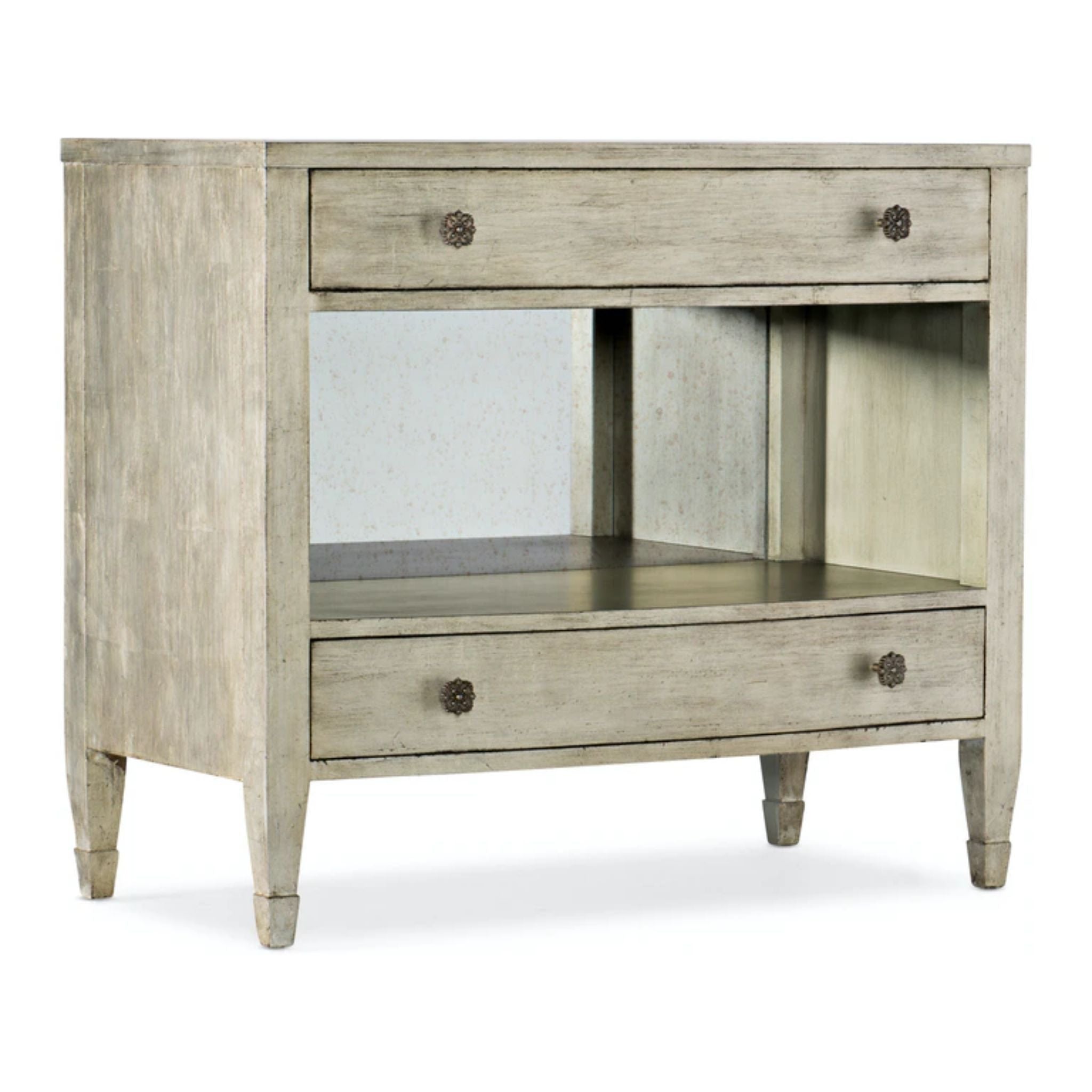 Sanctuary Gemme Two-Drawer Nightstand