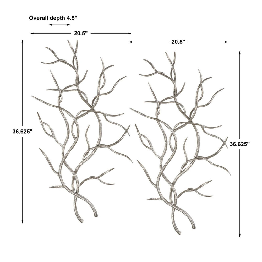 
                      
                        Silver Branches Wall Decor - #shop_name wall decor
                      
                    