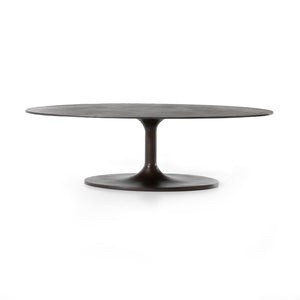 Simone Oval Coffee Table - Antique Rust - #shop_name Coffee Tables