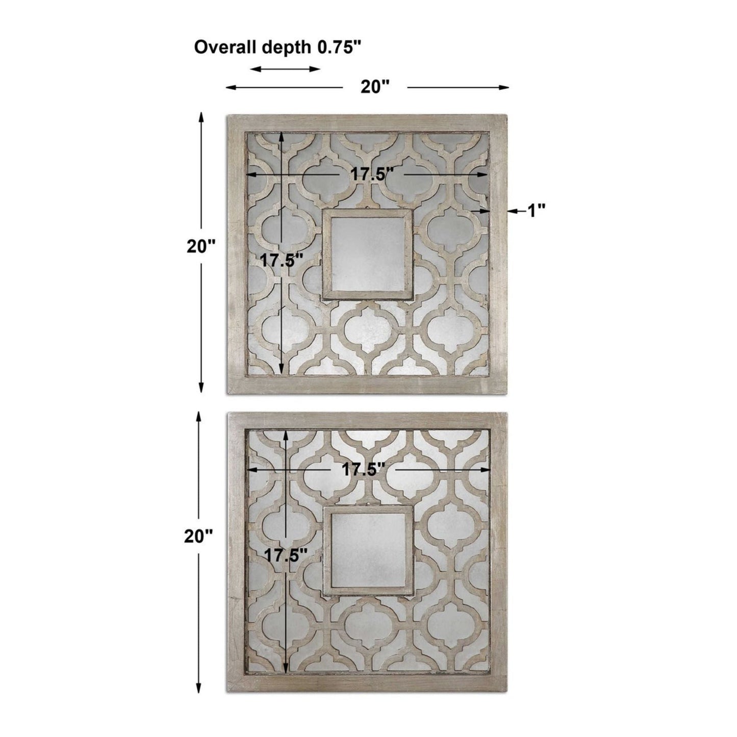 Sorbolo Mirrored Wall Decor - #shop_name Mirror