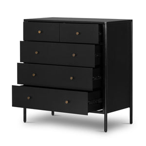 Soto 5 Drawer Dresser - Black - #shop_name Dressers & Chests