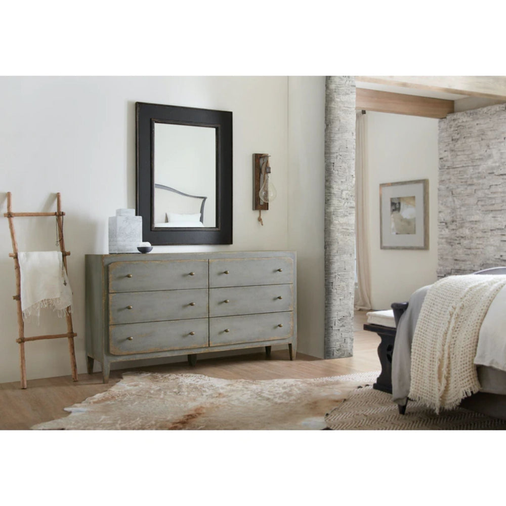 
                      
                        Speckled Gray Six Drawer Dresser - #shop_name Chest
                      
                    