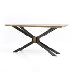 
                
                    Load image into Gallery viewer, Spider Console Table - Bright Brass Clad - #shop_name Console Tables
                
            