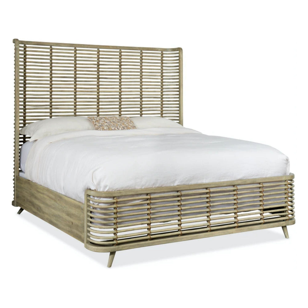 Surfrider King Rattan Bed - #shop_name Bed
