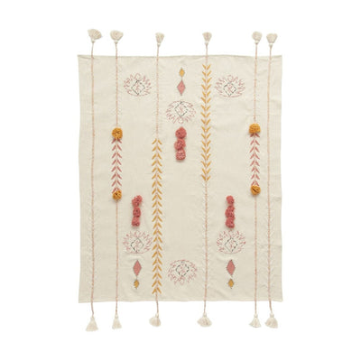 Tassels and Applique Throw