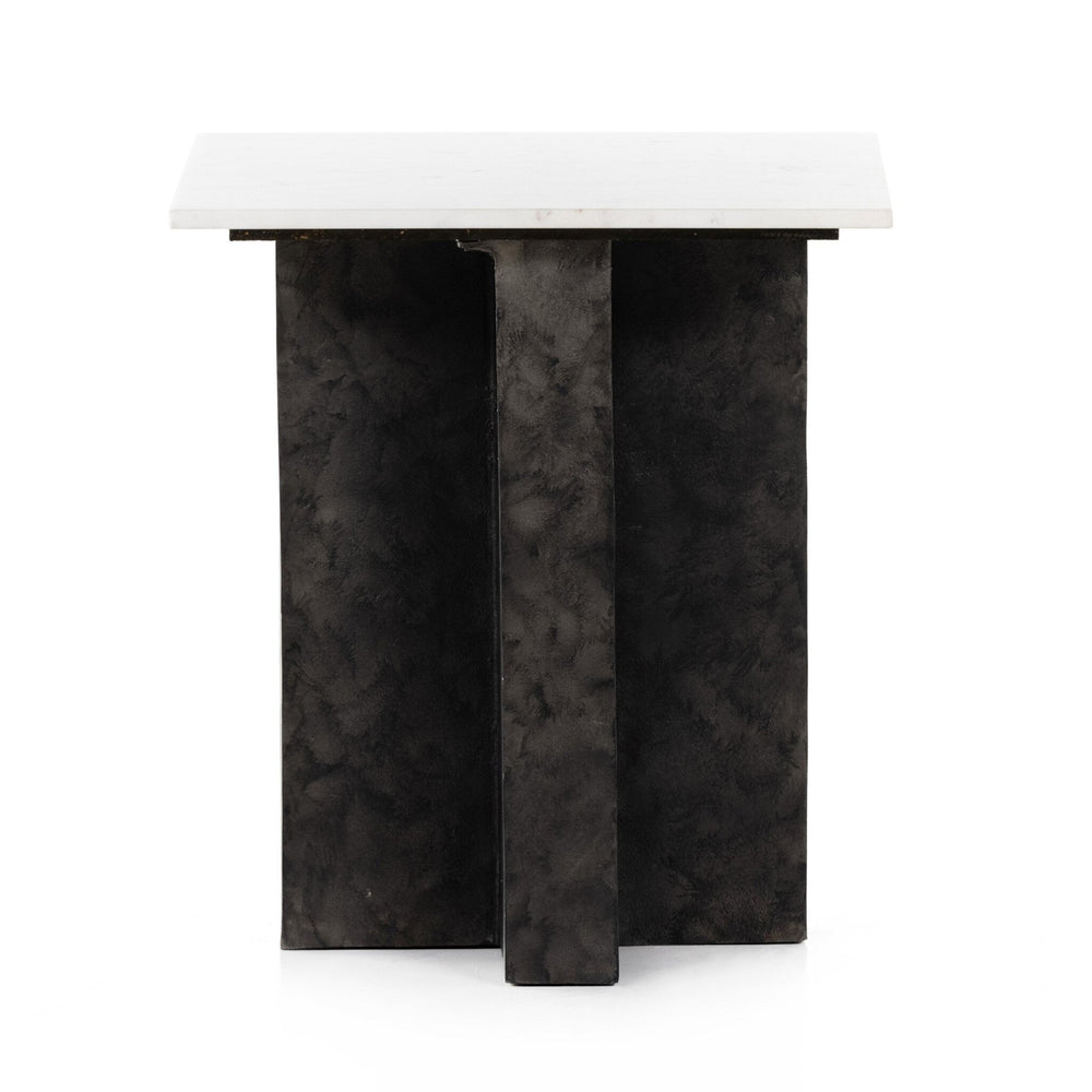 
                      
                        Terrell End Table - Polished White Marble - #shop_name Side & End Tables
                      
                    