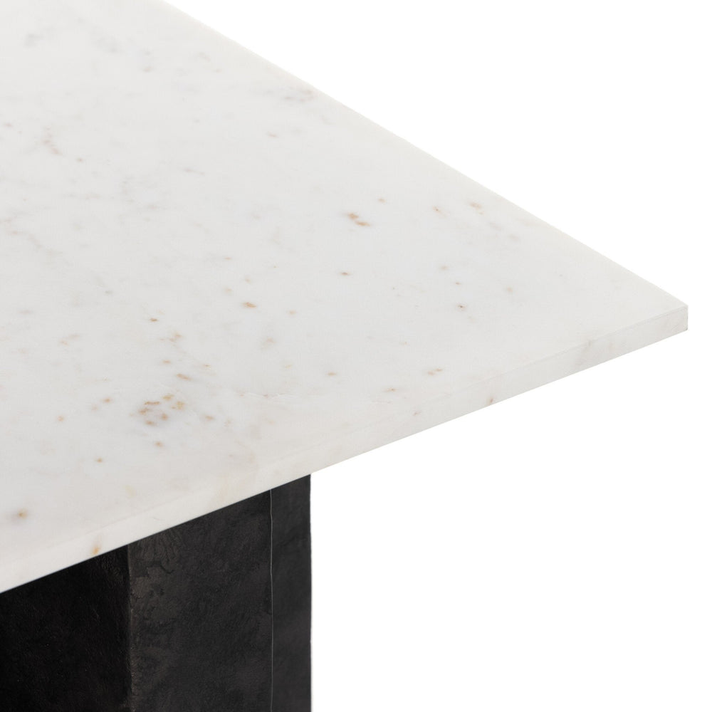 
                      
                        Terrell End Table - Polished White Marble - #shop_name Side & End Tables
                      
                    