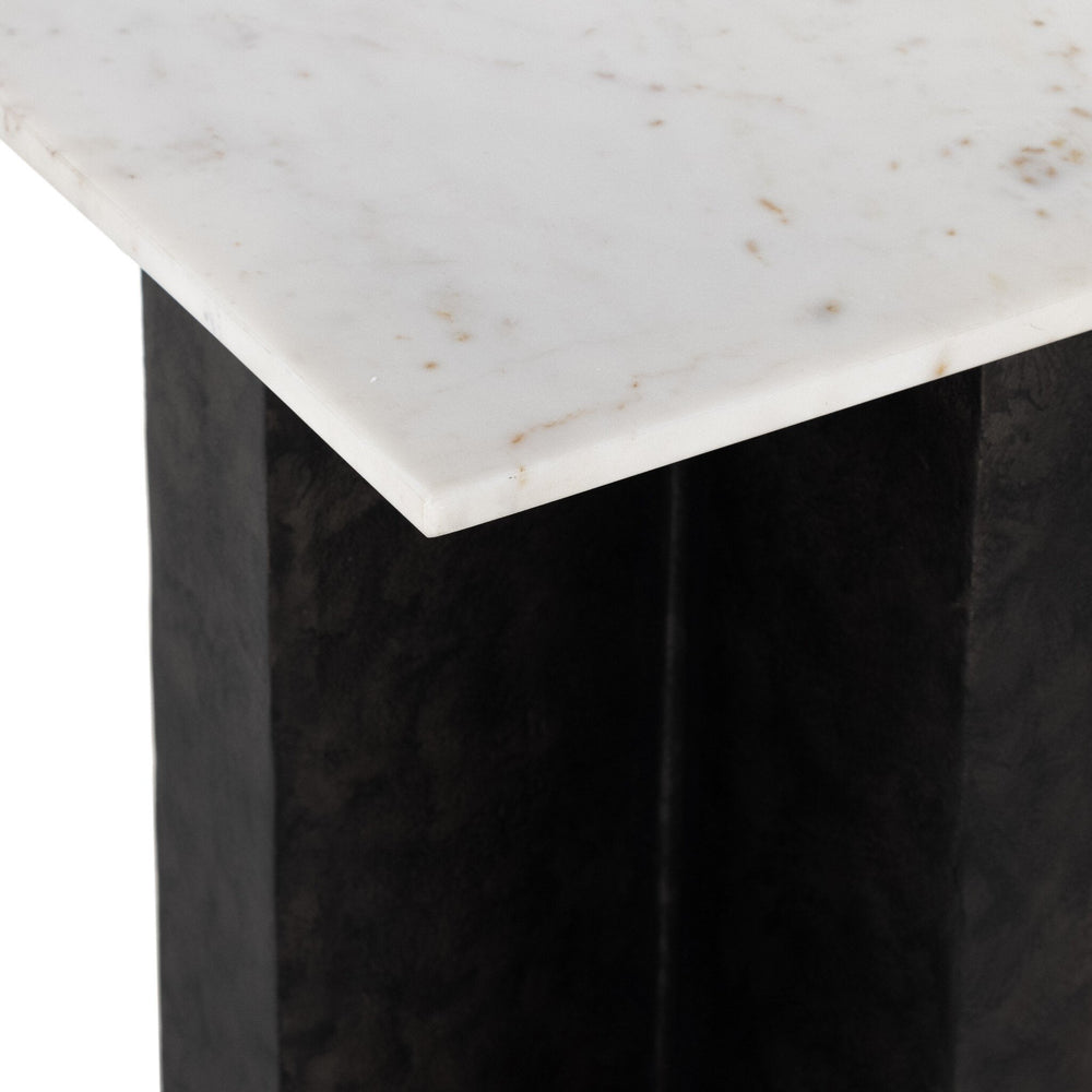 
                      
                        Terrell End Table - Polished White Marble - #shop_name Side & End Tables
                      
                    