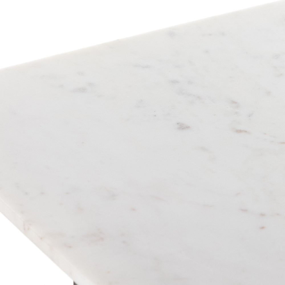 
                      
                        Terrell End Table - Polished White Marble - #shop_name Side & End Tables
                      
                    