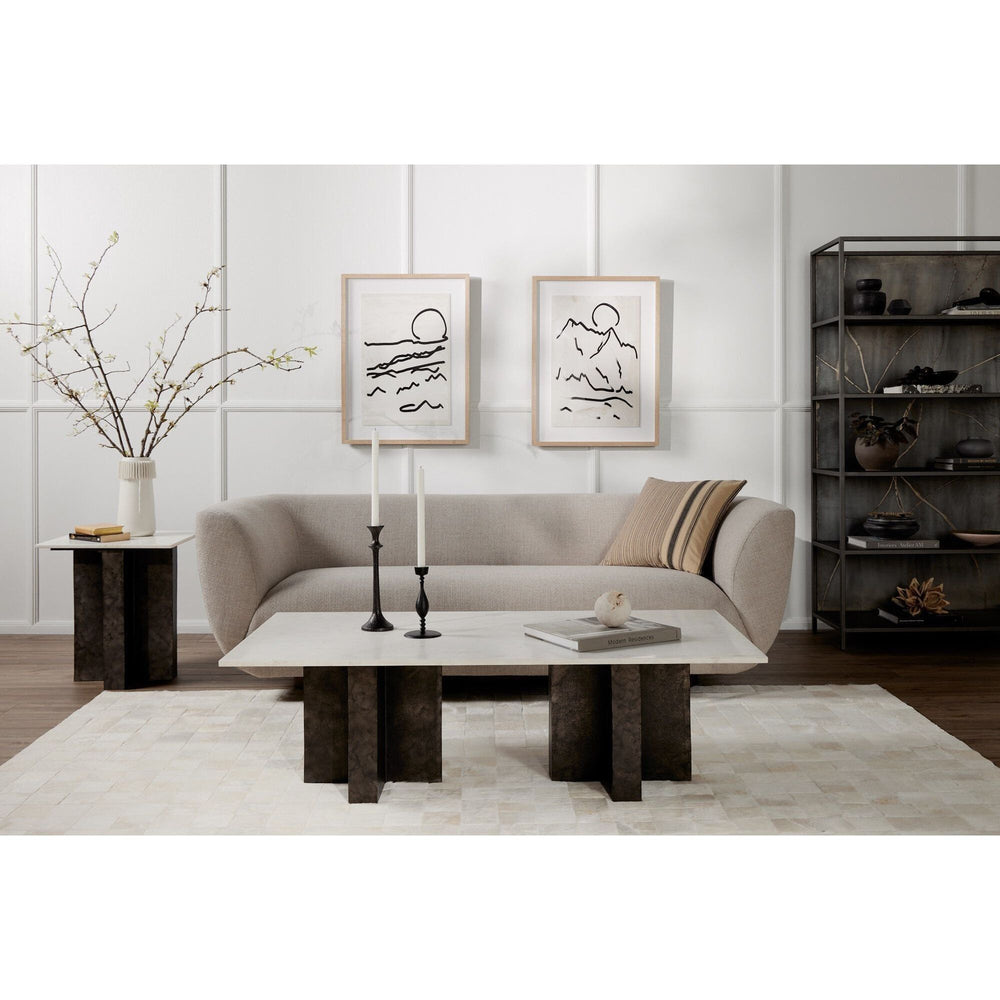 
                      
                        Terrell End Table - Polished White Marble - #shop_name Side & End Tables
                      
                    