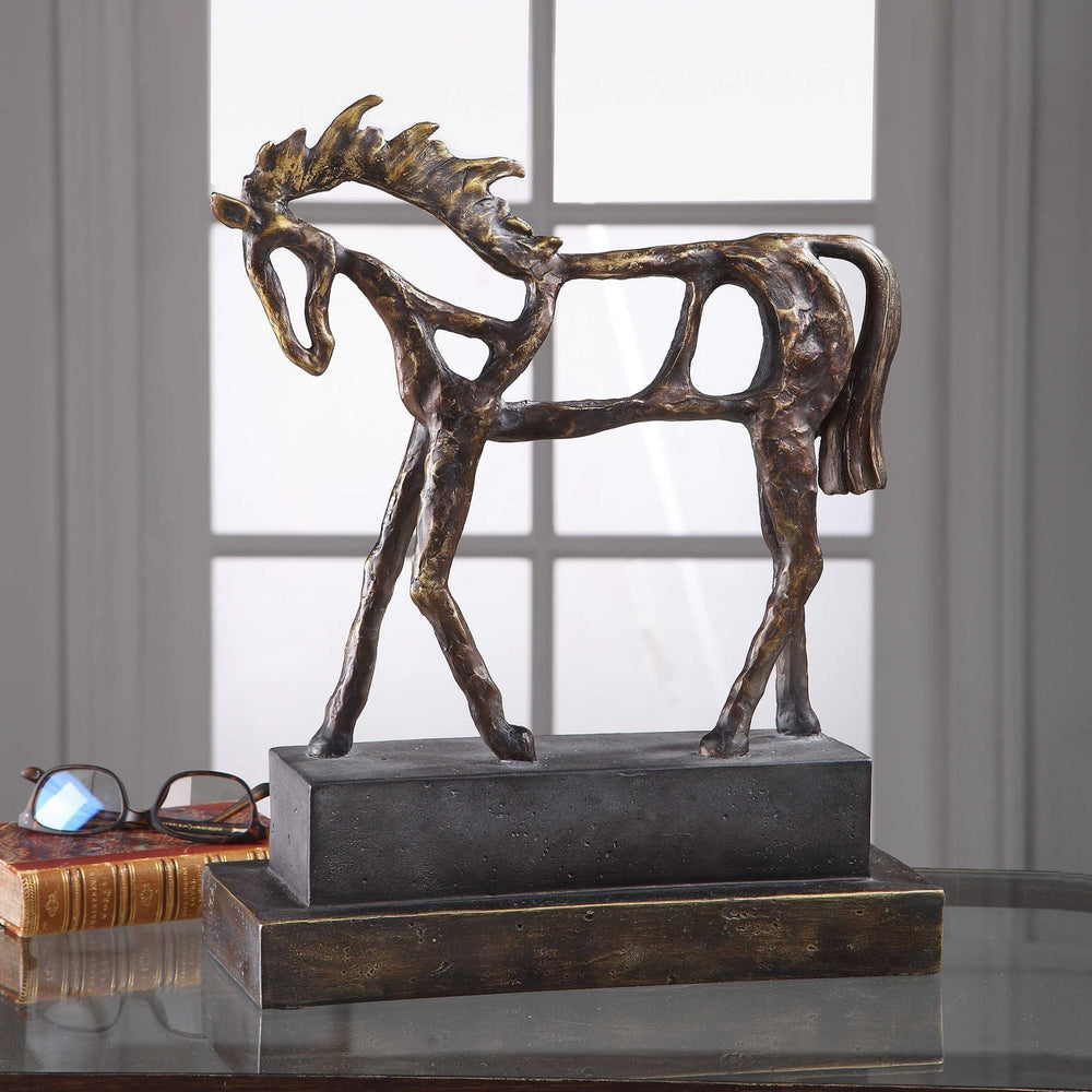 Titan Horse Sculpture - #shop_name Accessory