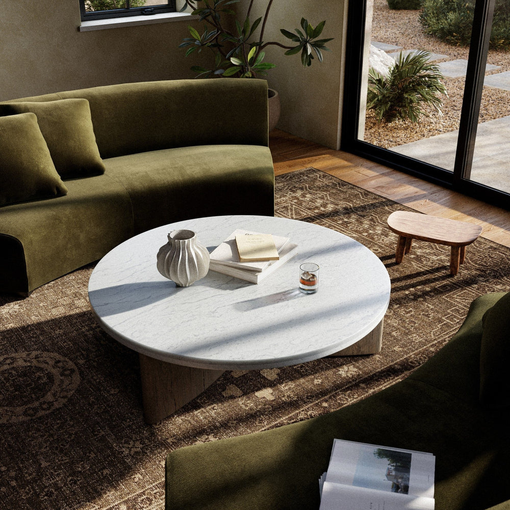 
                      
                        Toli Coffee Table - Italian White Marble - #shop_name Coffee Tables
                      
                    
