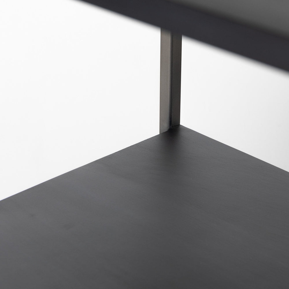 
                      
                        Trey Modular Wall Desk W/ 2 Bookcases - Black Wash Poplar - #shop_name Desks
                      
                    