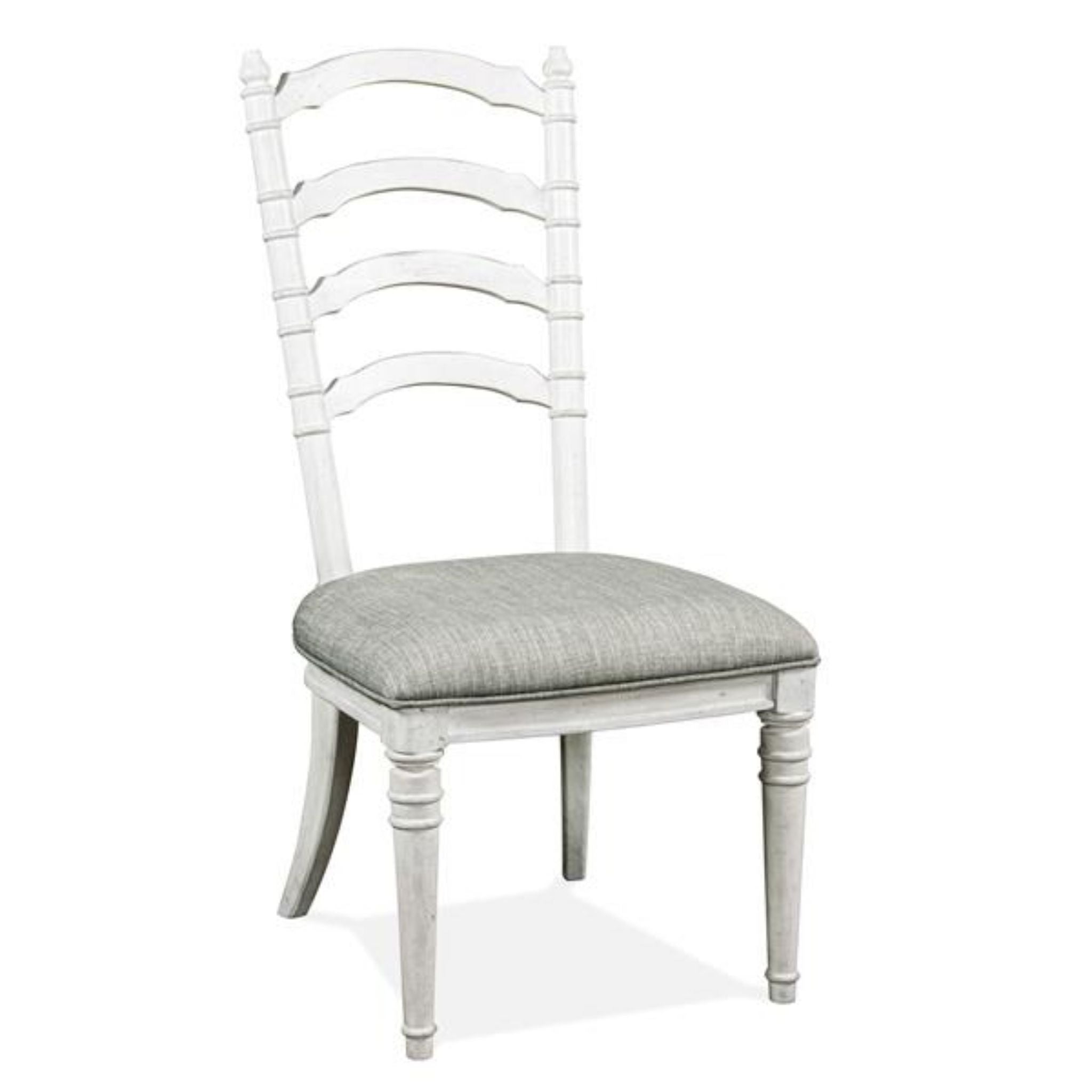 Upholstered Ladderback Side Chair - Thumbnail 3