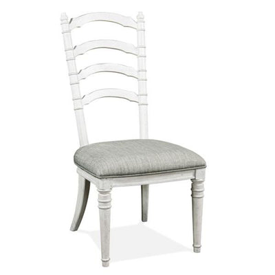 Upholstered Ladderback Side Chair