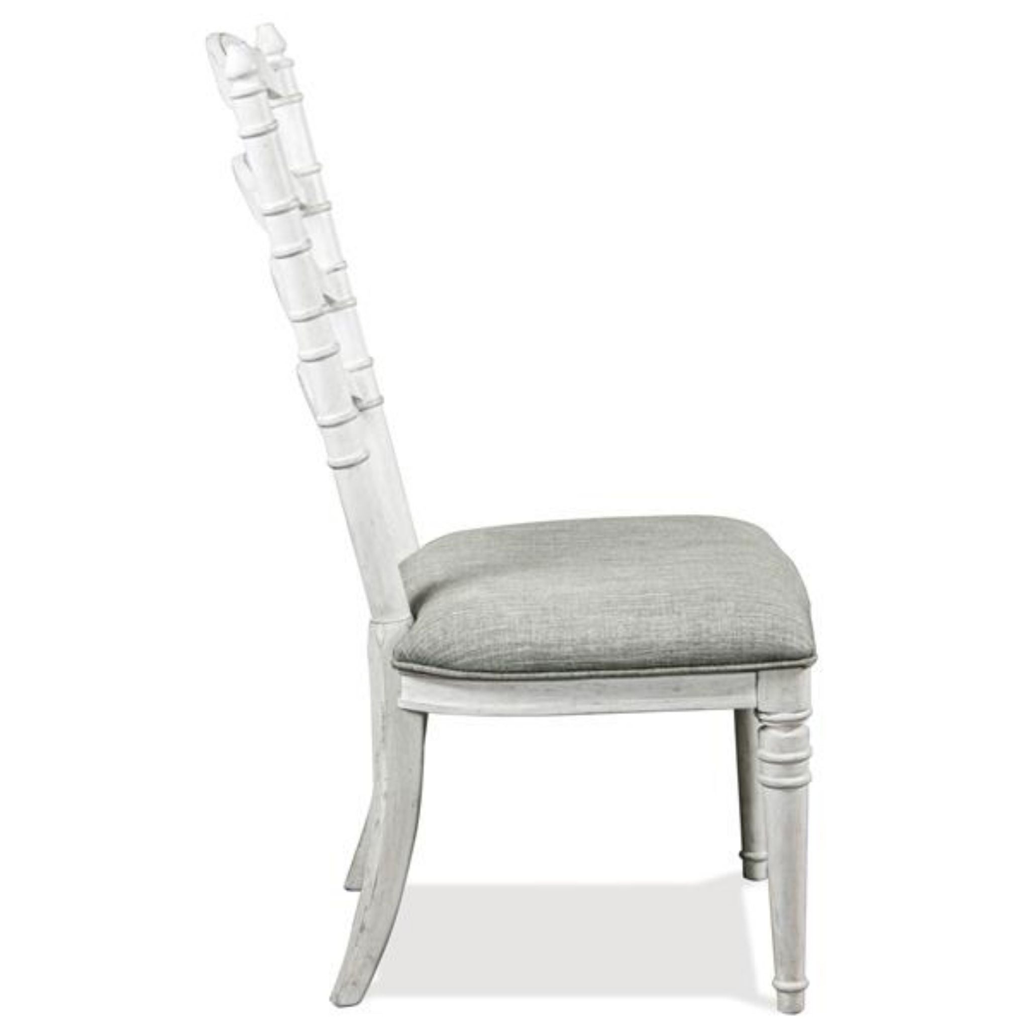 Upholstered Ladderback Side Chair