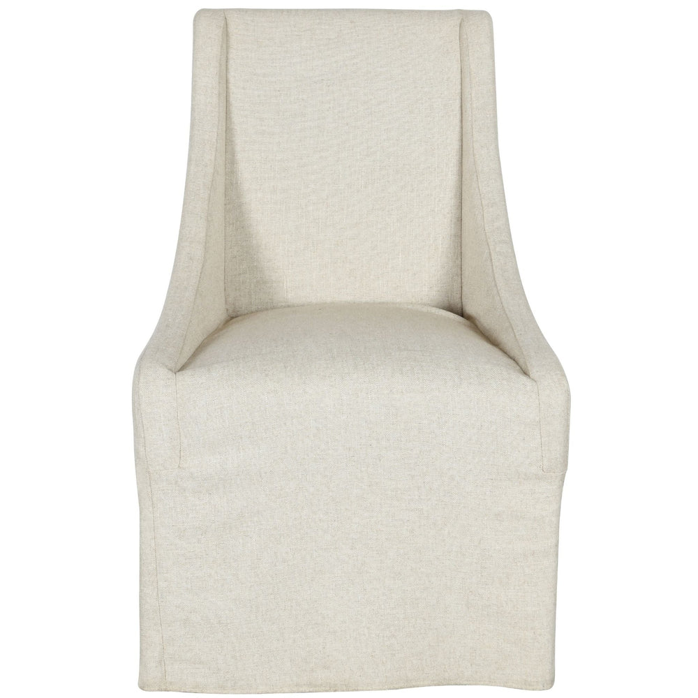 
                
                    Load image into Gallery viewer, Warwick Upholstered Rolling Dining Chair - #shop_name Chair
                
            