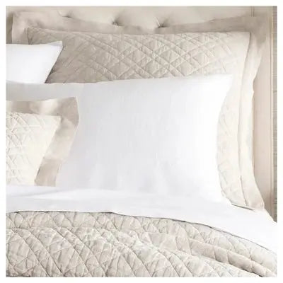 
                      
                        Washed Linen Quilted Euro Sham - #shop_name Pillow
                      
                    