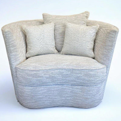 White Bruno Swivel Chair