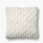 White Fur Pillow - #shop_name Pillows