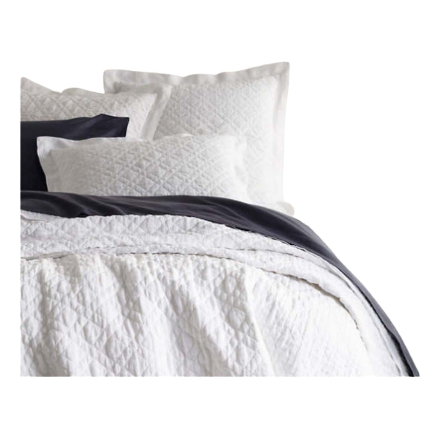 White Washed Linen Quilt - #shop_name Bedding